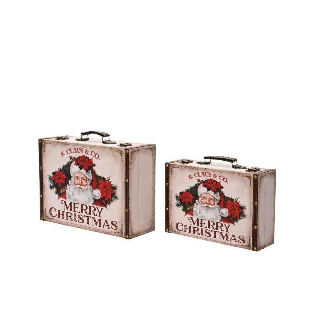 SET 2 VALIGIE BABBO NATALE H.12.5